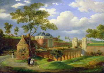 Vue de la Porte de Valenciennes à Douai